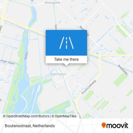 Boutensstraat map