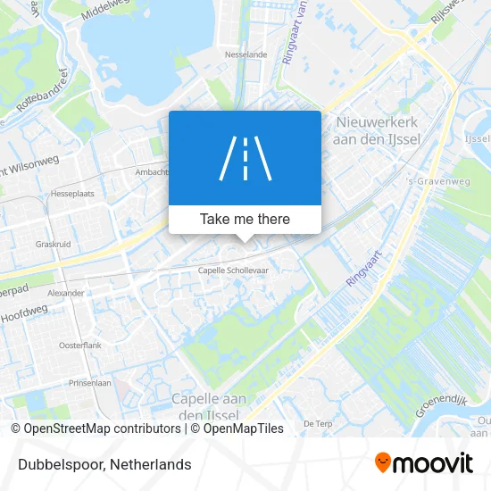 Dubbelspoor map