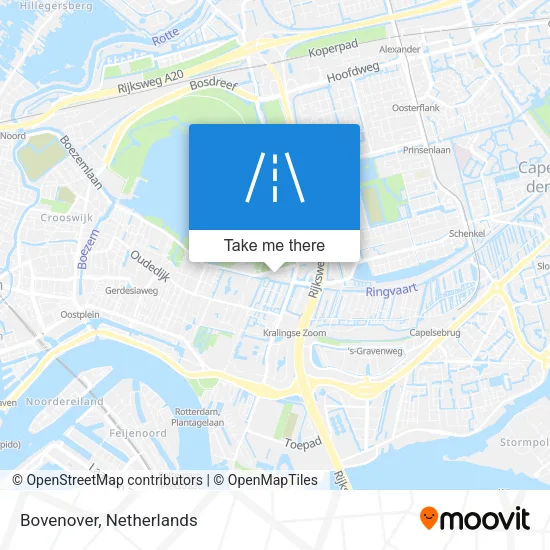 Bovenover map