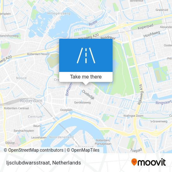 Ijsclubdwarsstraat map