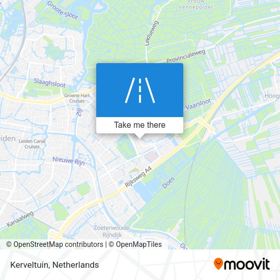 Kerveltuin map