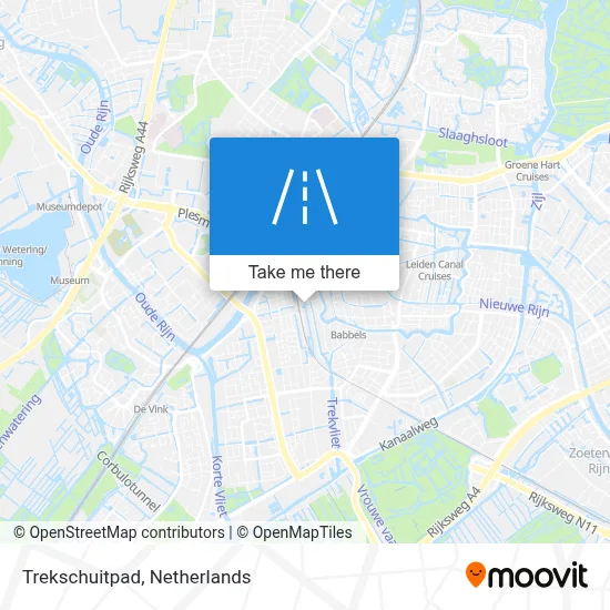 Trekschuitpad map