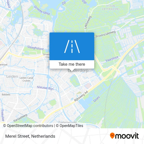 Merelstraat map