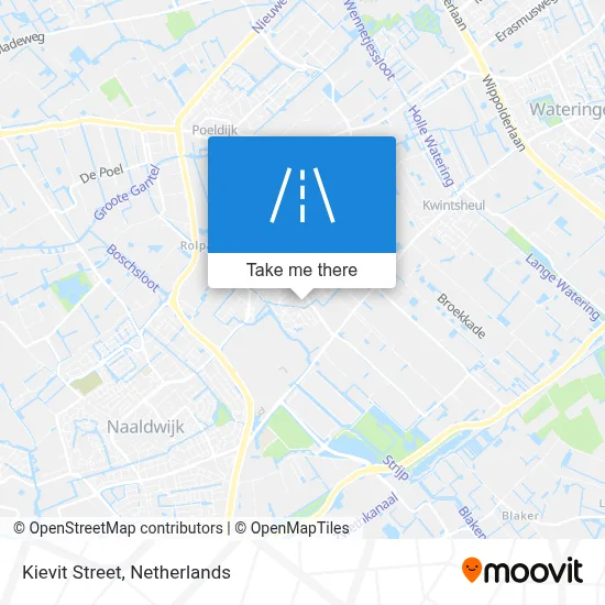 Kievitstraat map