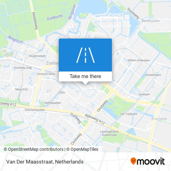 Van Der Maasstraat map