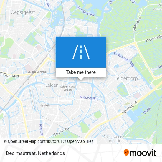 Decimastraat map