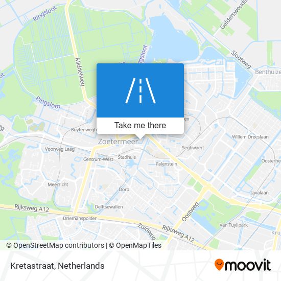 Kretastraat map