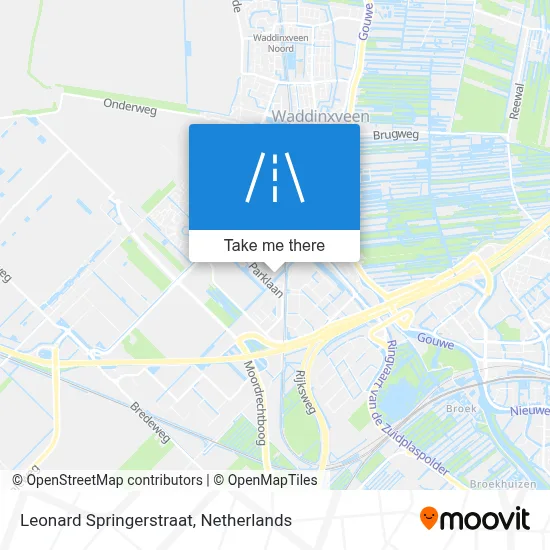 Leonard Springerstraat map