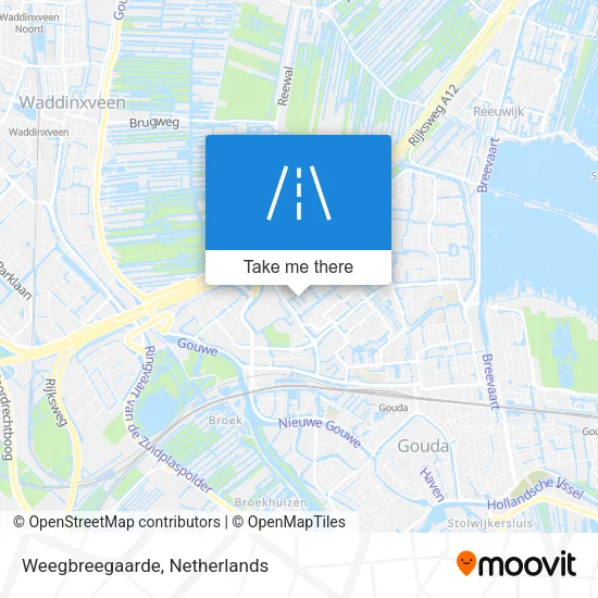 Weegbreegaarde map