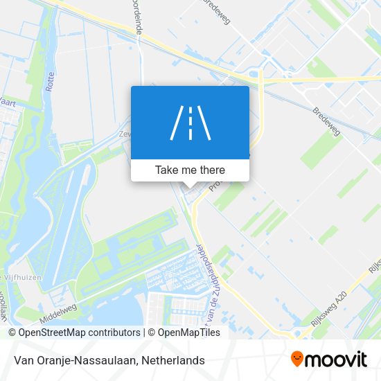 Van Oranje-Nassaulaan map