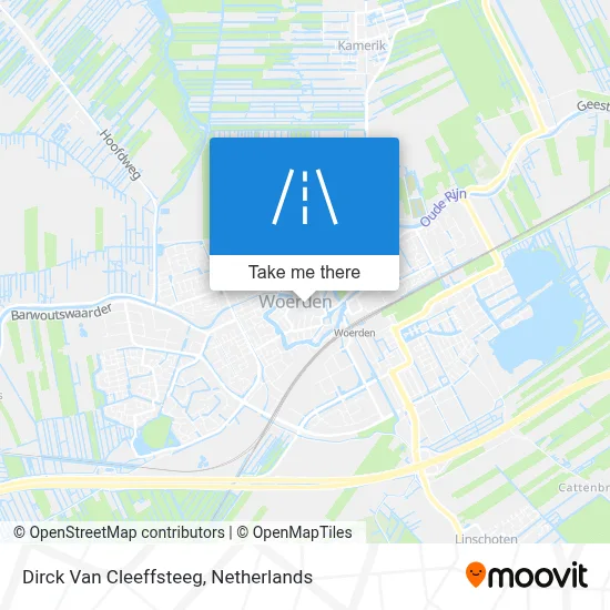 Dirck Van Cleeffsteeg map
