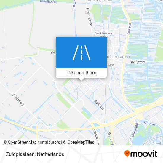 Zuidplaslaan map