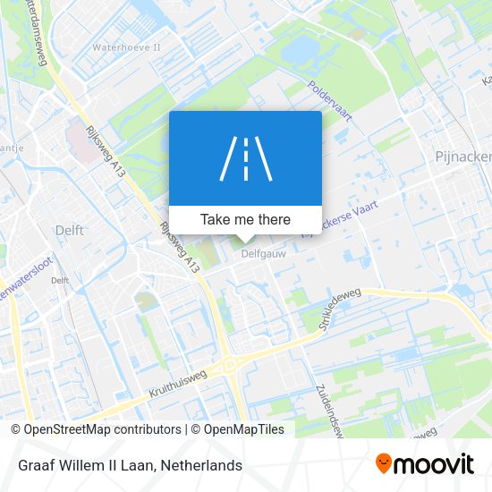 Graaf Willem II Laan map