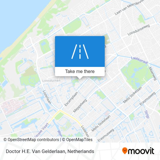 Doctor H.E. Van Gelderlaan map