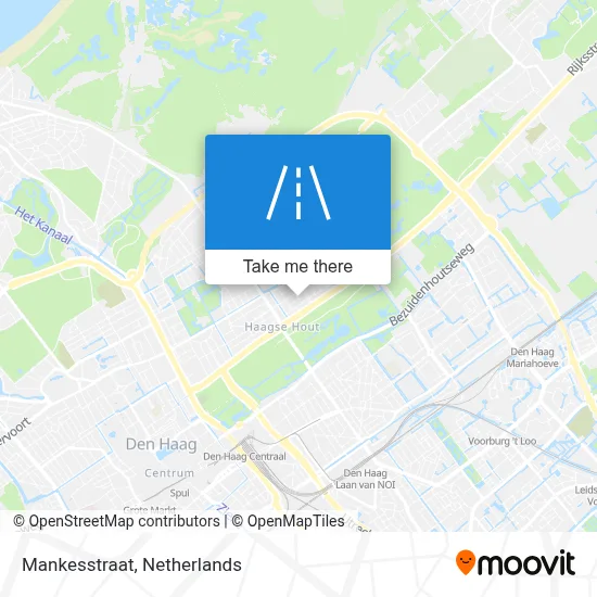 Mankesstraat map