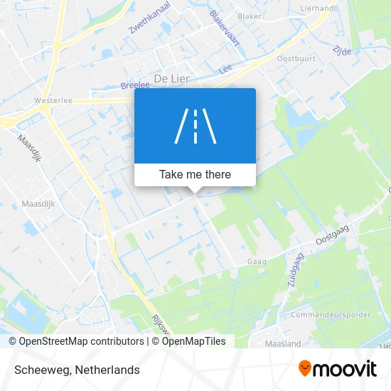 Scheeweg map
