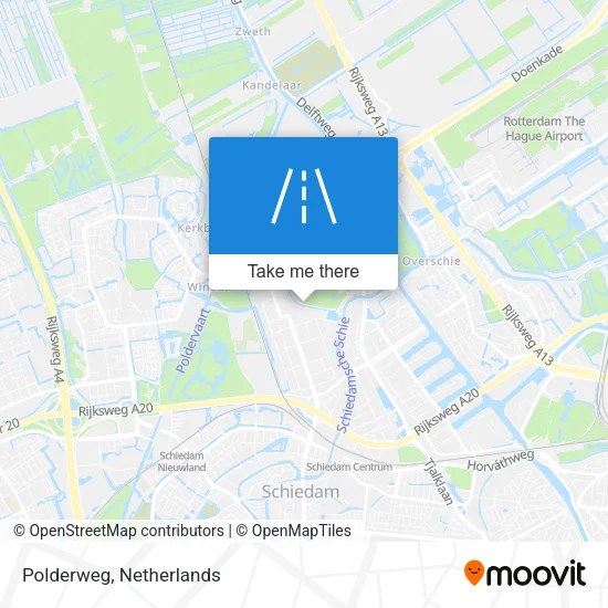 Polderweg map