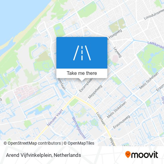 Arend Vijfvinkelplein map