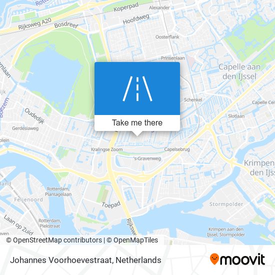 Johannes Voorhoevestraat map