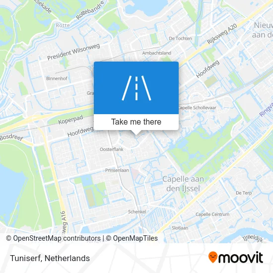 Tuniserf map