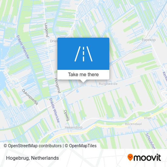 Hogebrug map