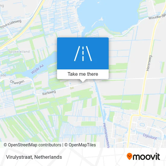 Virulystraat map