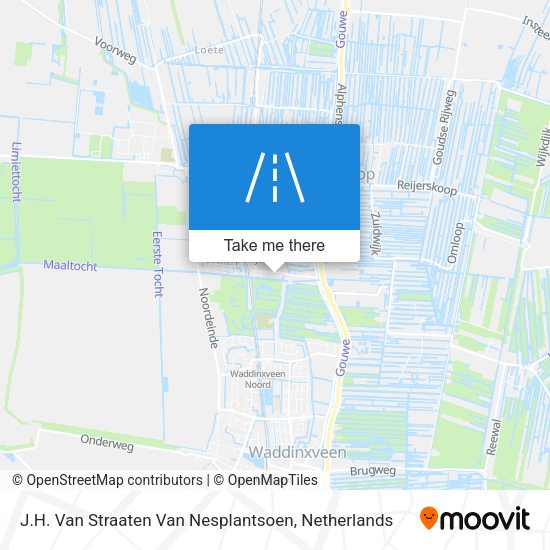 J.H. Van Straaten Van Nesplantsoen map