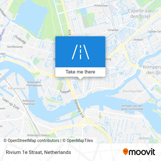 Rivium 1e Straat map