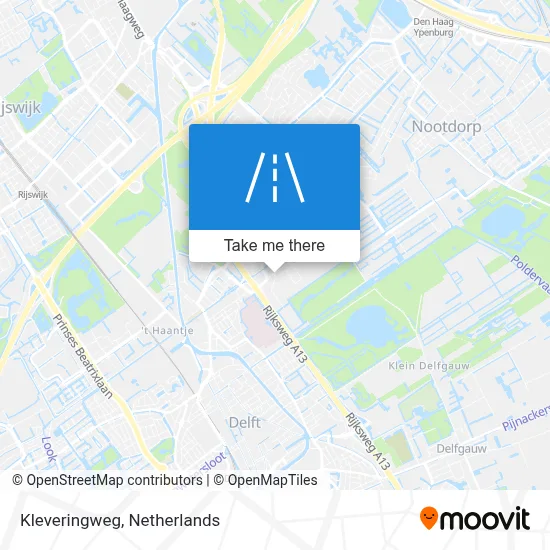 Kleveringweg map
