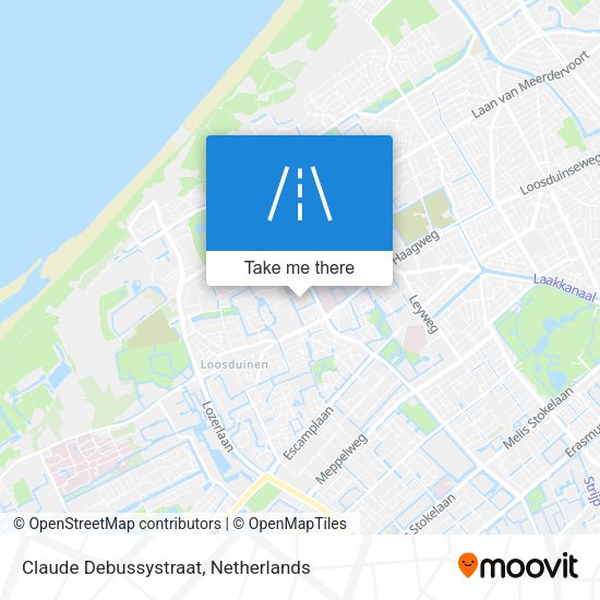 Claude Debussystraat map