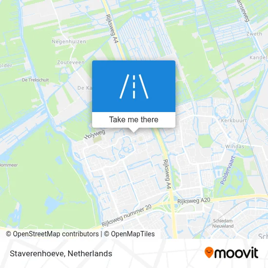 Staverenhoeve map