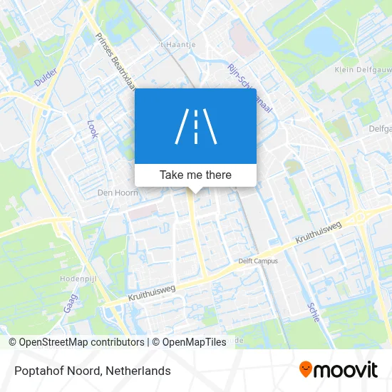 Poptahof Noord Karte