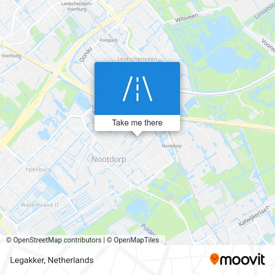 Legakker map