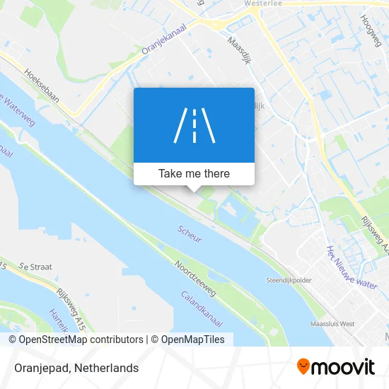Oranjepad map