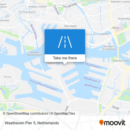Waalhaven Pier 5 map