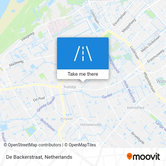 De Backerstraat map