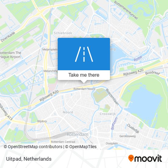 Uitpad map