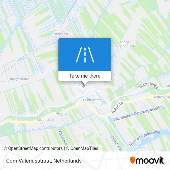 Corn Valeriusstraat map