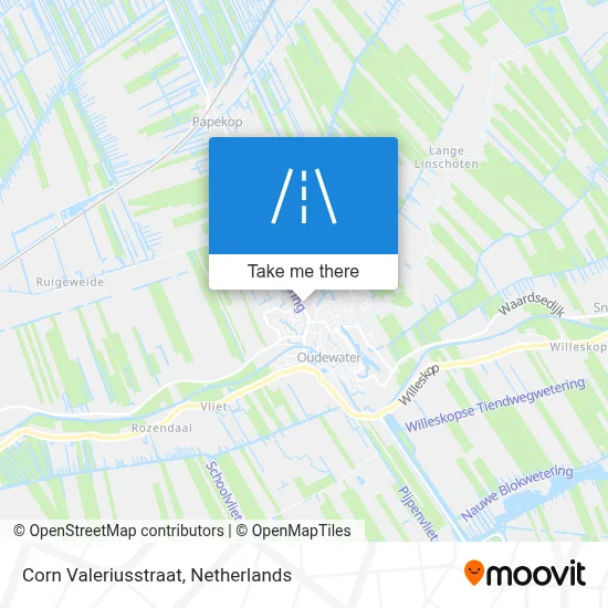 Corn Valeriusstraat map