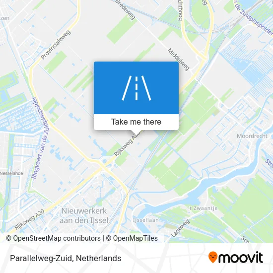 Parallelweg-Zuid map