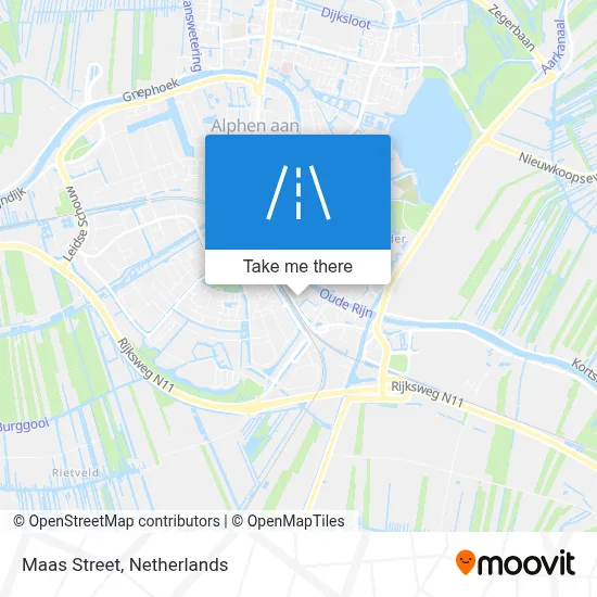 Maasstraat map