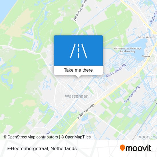 'S-Heerenbergstraat map