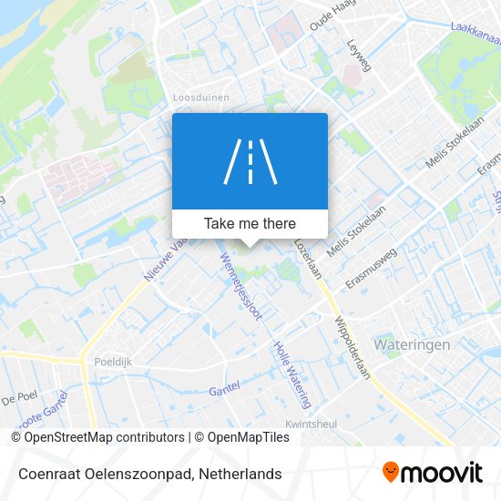 Coenraat Oelenszoonpad map
