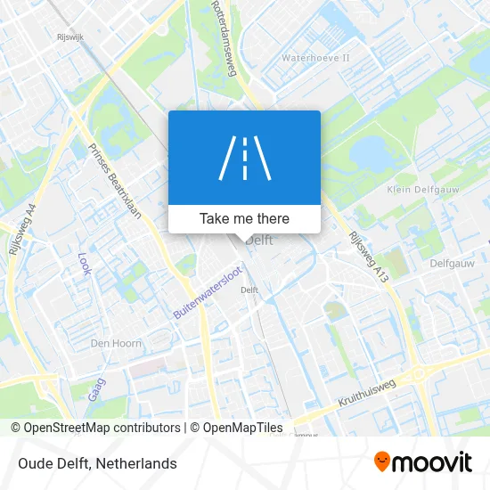 Oude Delft map