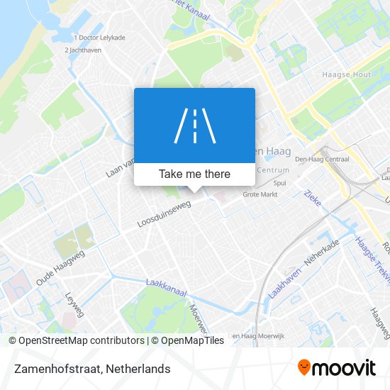 Zamenhofstraat map