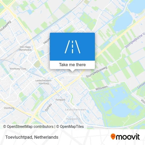 Toevluchtpad map