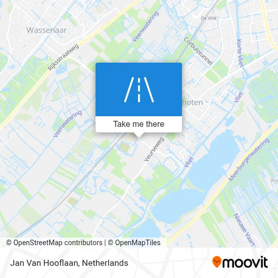 Jan Van Hooflaan map