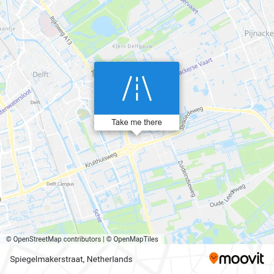 Spiegelmakerstraat map