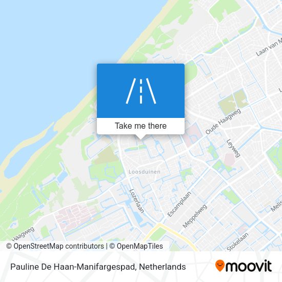 Pauline De Haan-Manifargespad map