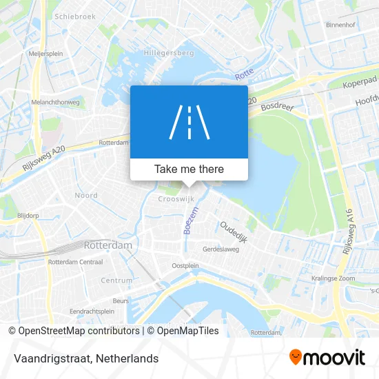 Vaandrigstraat map